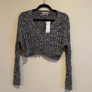 Urban Outfitters Button Front Knit Cropped Cardigan